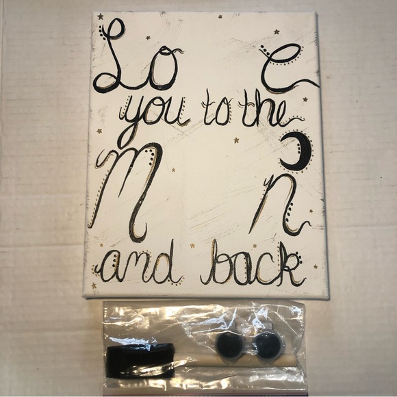 Kel Grizz Art | Hand Painted Canvas Art - DIY Child Handprint/Footprint Keepsake - Picture 3 of 7